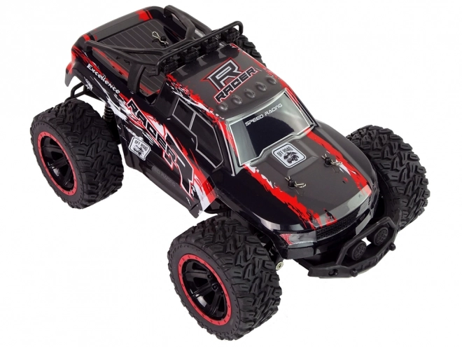 Mașină telecomandată 4x4 off-road cu amortizoare - roșie