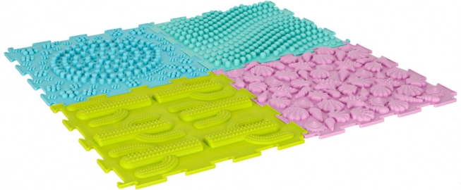 Puzzle senzoriale covorașe Montessori pentru masajul picioarelor