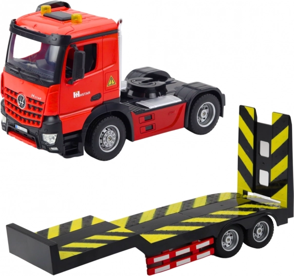 Mașină de curse cu camionelă telecomandată roșie 1:16