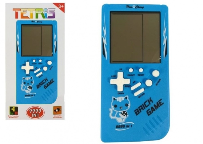 Joc electronic Tetris de culoare albastră