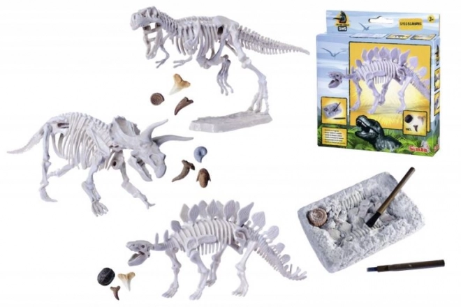 Set descoperire dinozauri, 3 modele