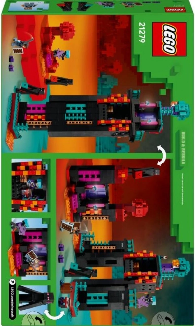 Set LEGO Minecraft Baza Plenitorilor și Distrugător