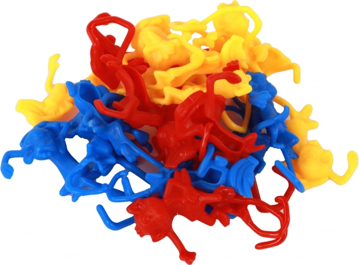 Maimuțe colorate care se agață ușor