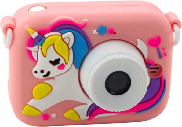 Aparat foto pentru copii Unicorn Roz 48Mpx HD 1080P