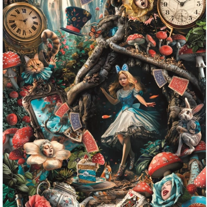 Puzzle Clementoni O zi în plus în Țara Minunilor 1000 de piese