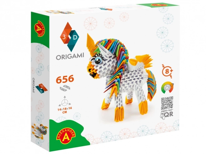 Origami 3D - unicorn