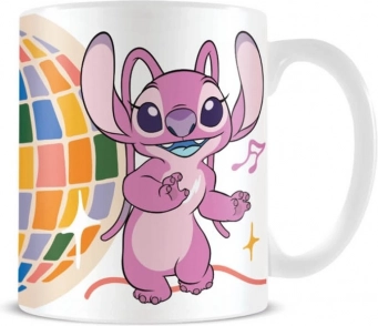 Cană ceramică Lilo și Stitch Disco Ball 315 ml