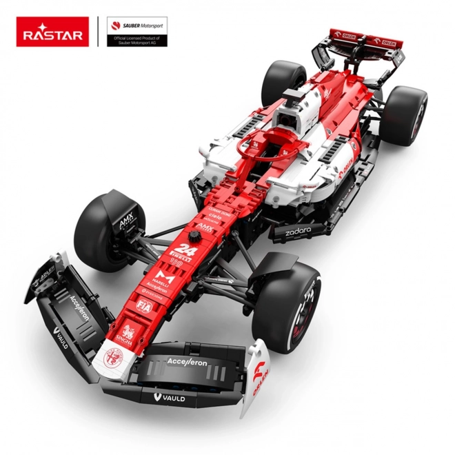 Mașinuță Alfa Romeo F1 C42 din blocuri R/C Rastar 1:8