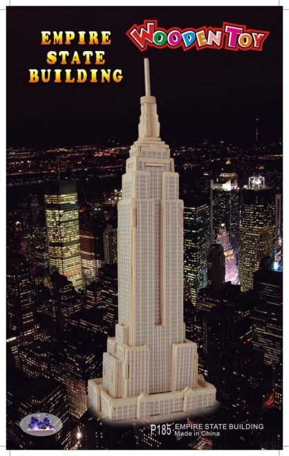 Puzzle 3D din lemn Empire State Building