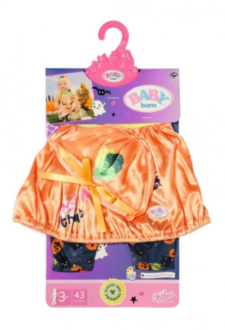 Costum Dovleac BABY born 43 cm