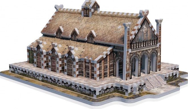 Puzzle 3D Sala de Aur Edoras din Stăpânul Inelelor 445 de piese