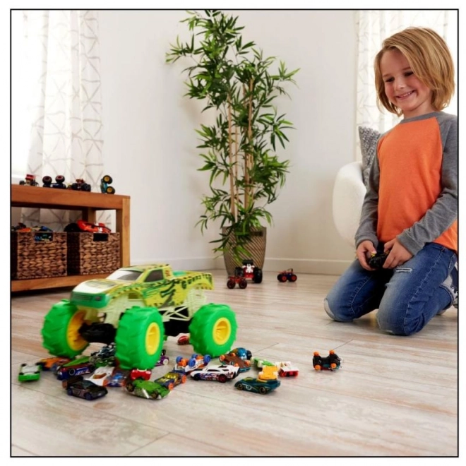 HW RC MONSTER TRUCKS GUNKSTER LUMINOS ÎN ÎNTUNERIC 1:15