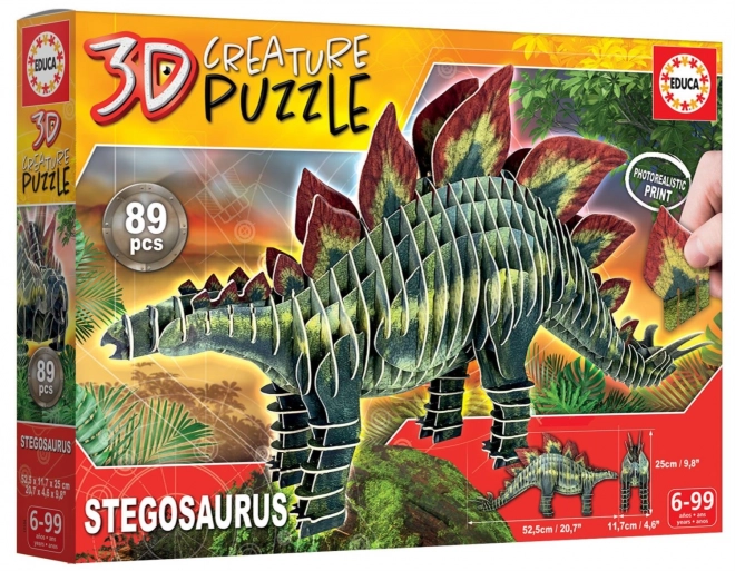 Puzzle 3D Stegozaur EDUCA