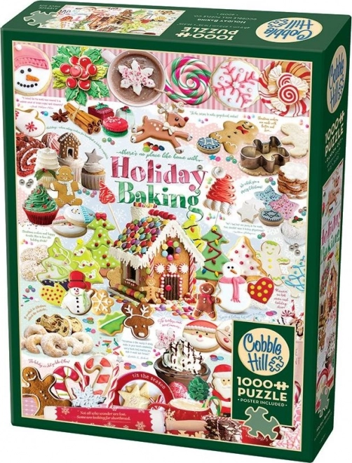 Puzzle Cobble Hill Crăciun Dulciuri 1000 Piese