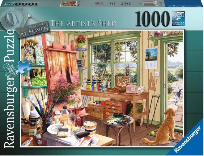 Puzzle Ravensburger Moje Refugiu nr.11: Atelier de grădină 1000 piese