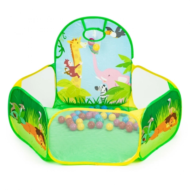 Piscină uscată copii cu 50 de mingi