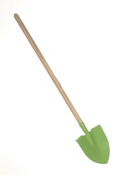 Cazma ascuțită verde cu coadă metal/lemn 80cm unealtă