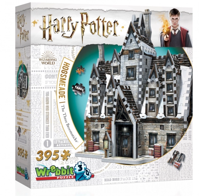 Puzzle 3D Hanul Trei Mături Harry Potter