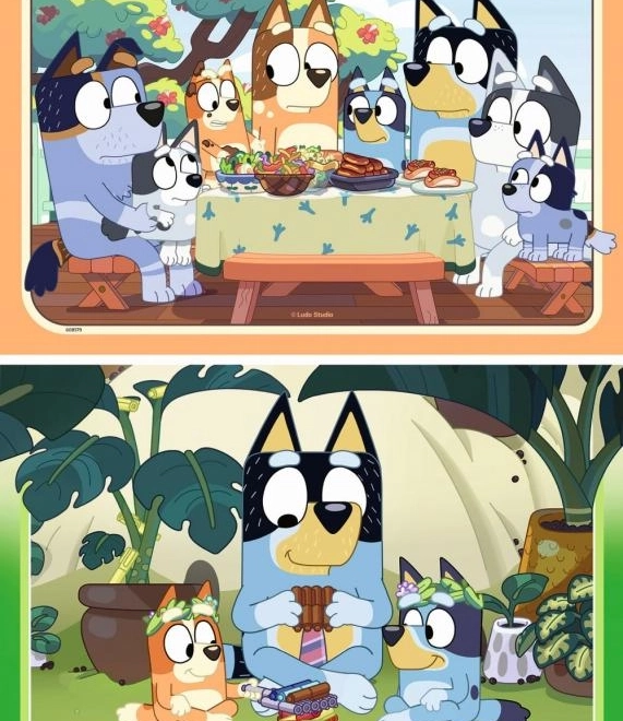 Puzzle Bluey 2x24 piese