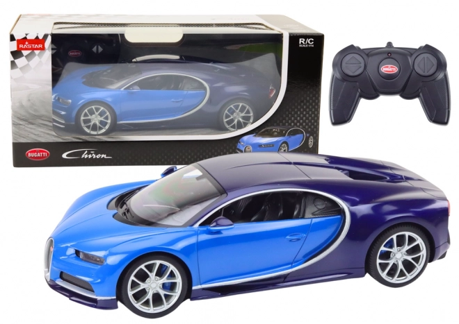 Telecomandă RC 1:14 Bugatti Veyron Chiron Albastru