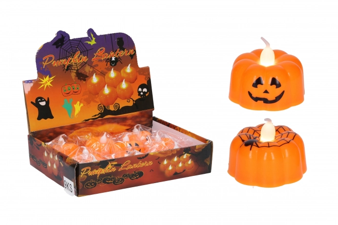 Decorațiune de Halloween în formă de dovleac luminos