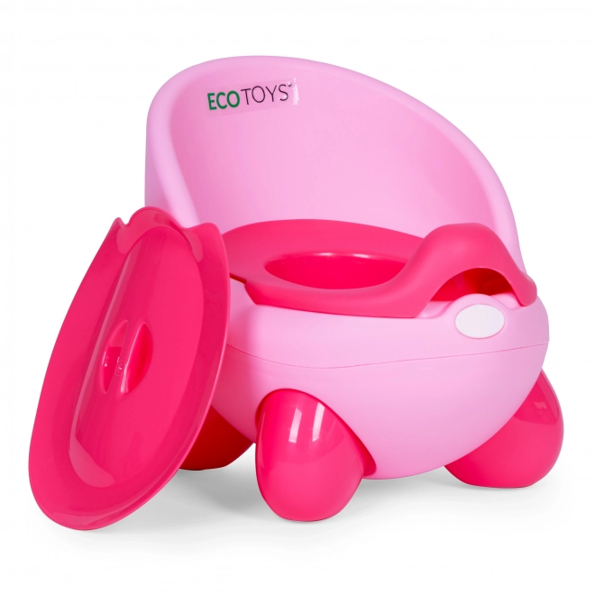 Oliță pentru copii, insert detașabil, picioare antiderapante, roz de la ECOTOYS