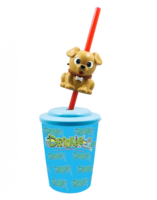 Pahare cu pai și animale sonore Drinkeez