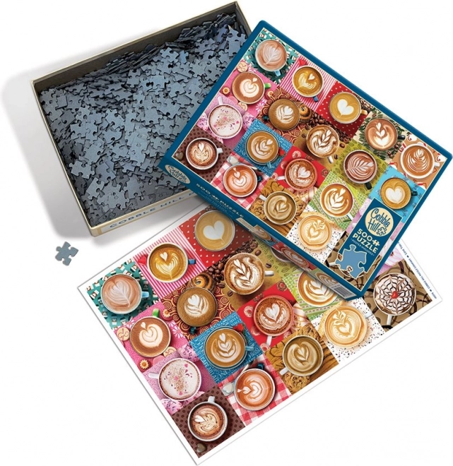 Puzzle Iubesc latte COBBLE HILL, 500 piese