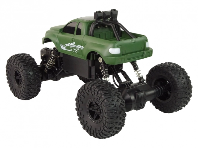 mașinuță telecomandată R/C verde 1:18