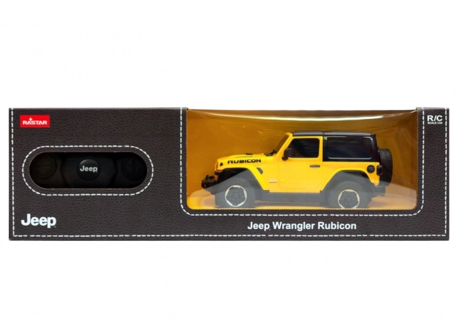 Mașină R/C JEEP Wrangler JL Rubicon Galben