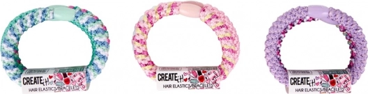 Elastice de păr Zansot – elastice, multicolore, 4 bucăți cu săculeț