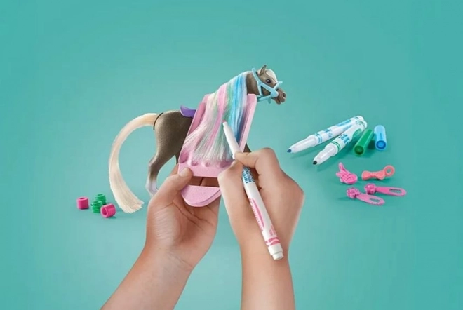 Set creativ cu cai Horses de la Playmobil