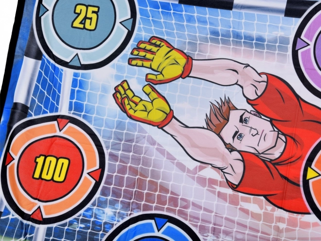 Set pentru joc de fotbal cu țintă și minge luminoasă