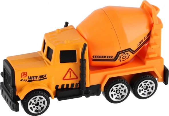 Mini mașini de construcție metal/plastic 7 cm mod liber mix tipuri