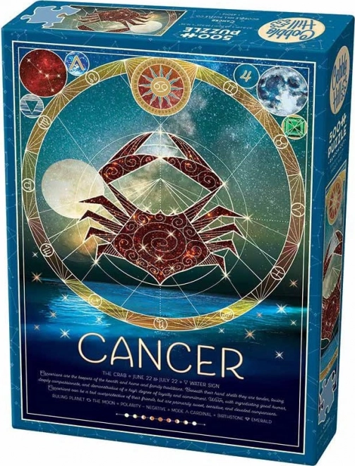 Puzzle Semnul zodiacal: Rac 500 piese