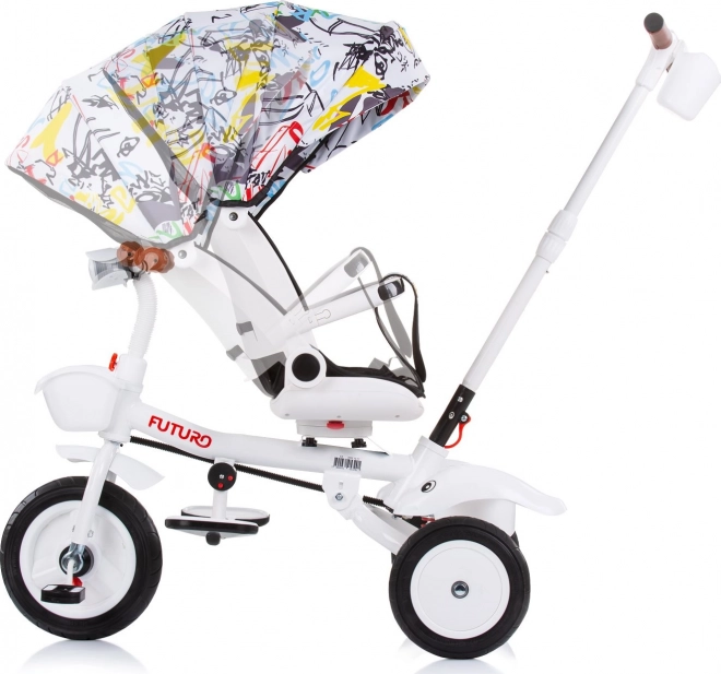 CHIPOLINO Tricicletă cu copertină Futuro 2v1 Graffiti