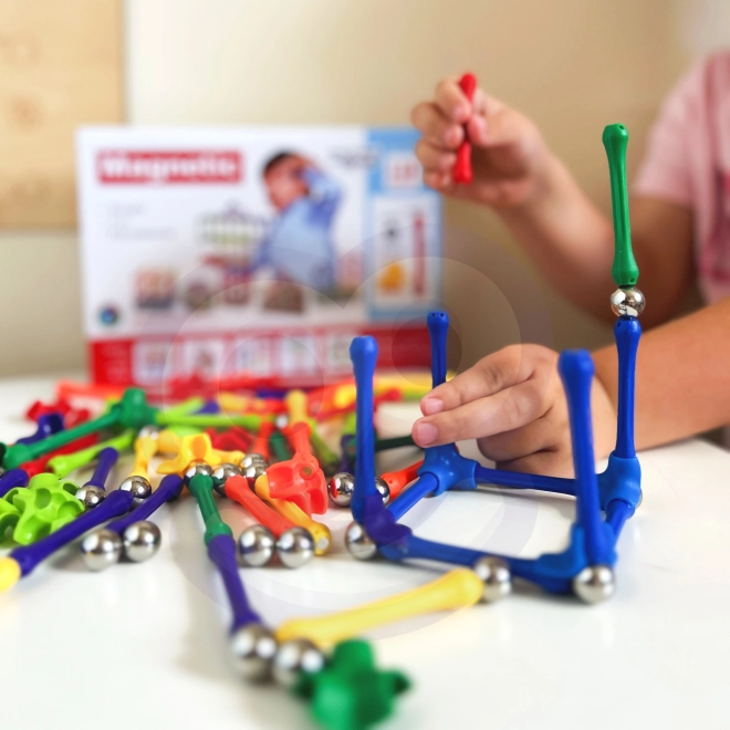 Set de construcție magnetică Woopie 110 piese