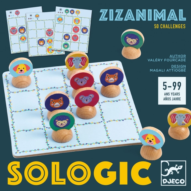 Jucăria logică DJECO Sologic Zizanimal