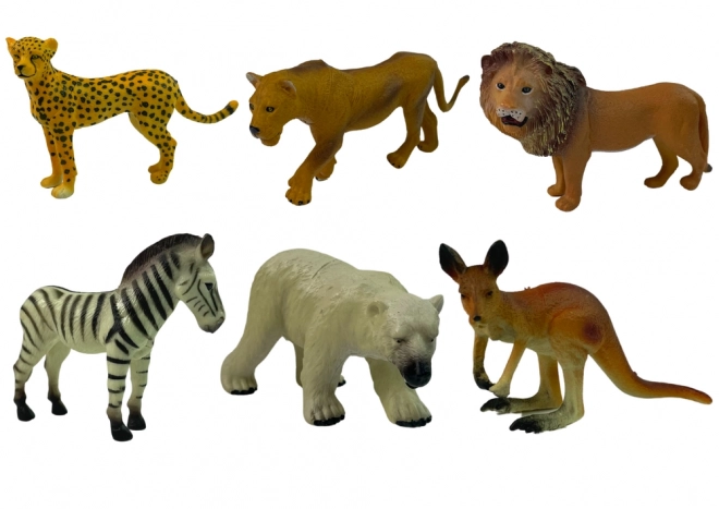 set figurine animale sălbatice africane