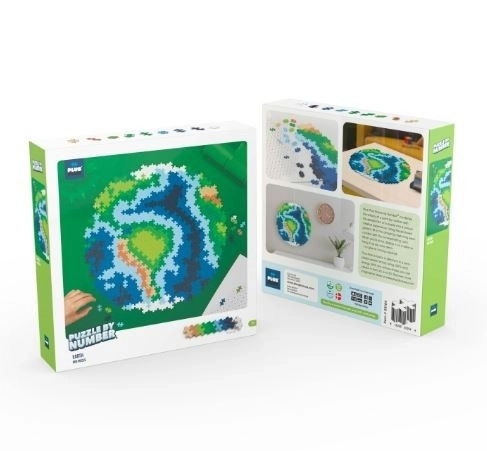 Puzzle Plus-Plus după numere - Pământ 800 de piese
