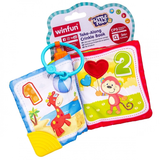 Carte senzorială pentru bebeluși Smily Play