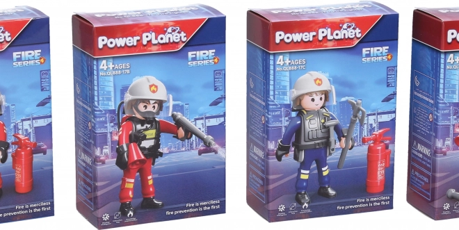 Figurină Pompier Set de Construcție