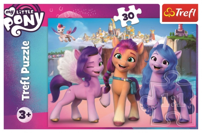 Puzzle Trefl My Little Pony: Strălucește ca un ponei, 30 piese