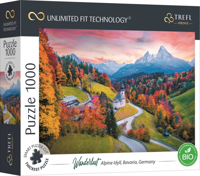 puzzle trefl uft wanderlust: la poalele alpilor 1000 bucăți