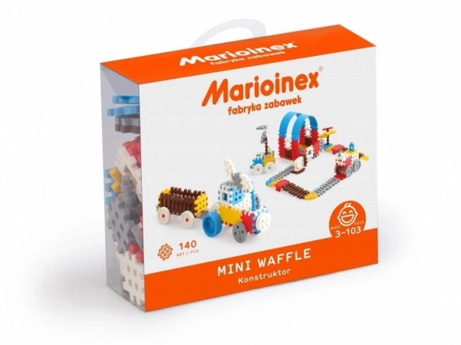 Klocki mini din Waffle pentru băieți 140 bucăți