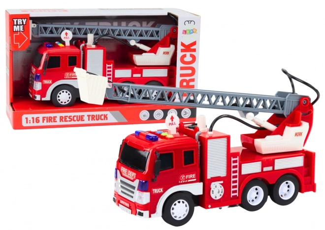Camion de Pompieri cu Telescop 1:16