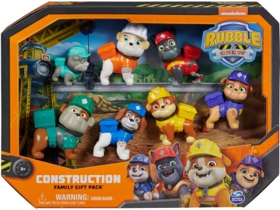 Figurine Patrula Cățelușilor – Rubble și echipa lui, set cadou 7 buc