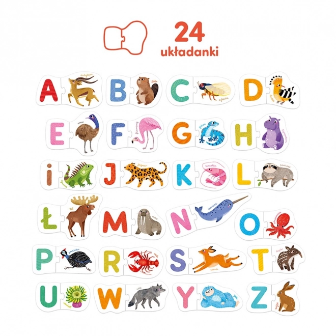 Puzzle pereche Abecedar