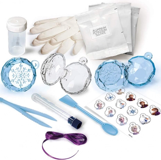 Set Clementoni pentru crearea de bijuterii colier Cristale Frozen