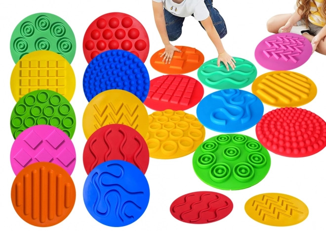Discuri senzoriale colorate din silicon